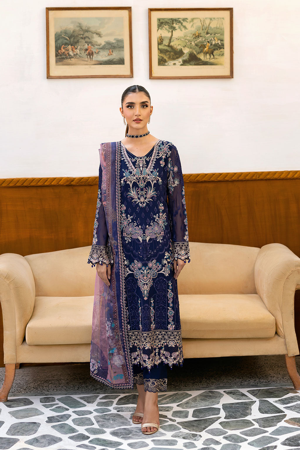 Ramsha | Aangan Luxury Raw silk | AA-202