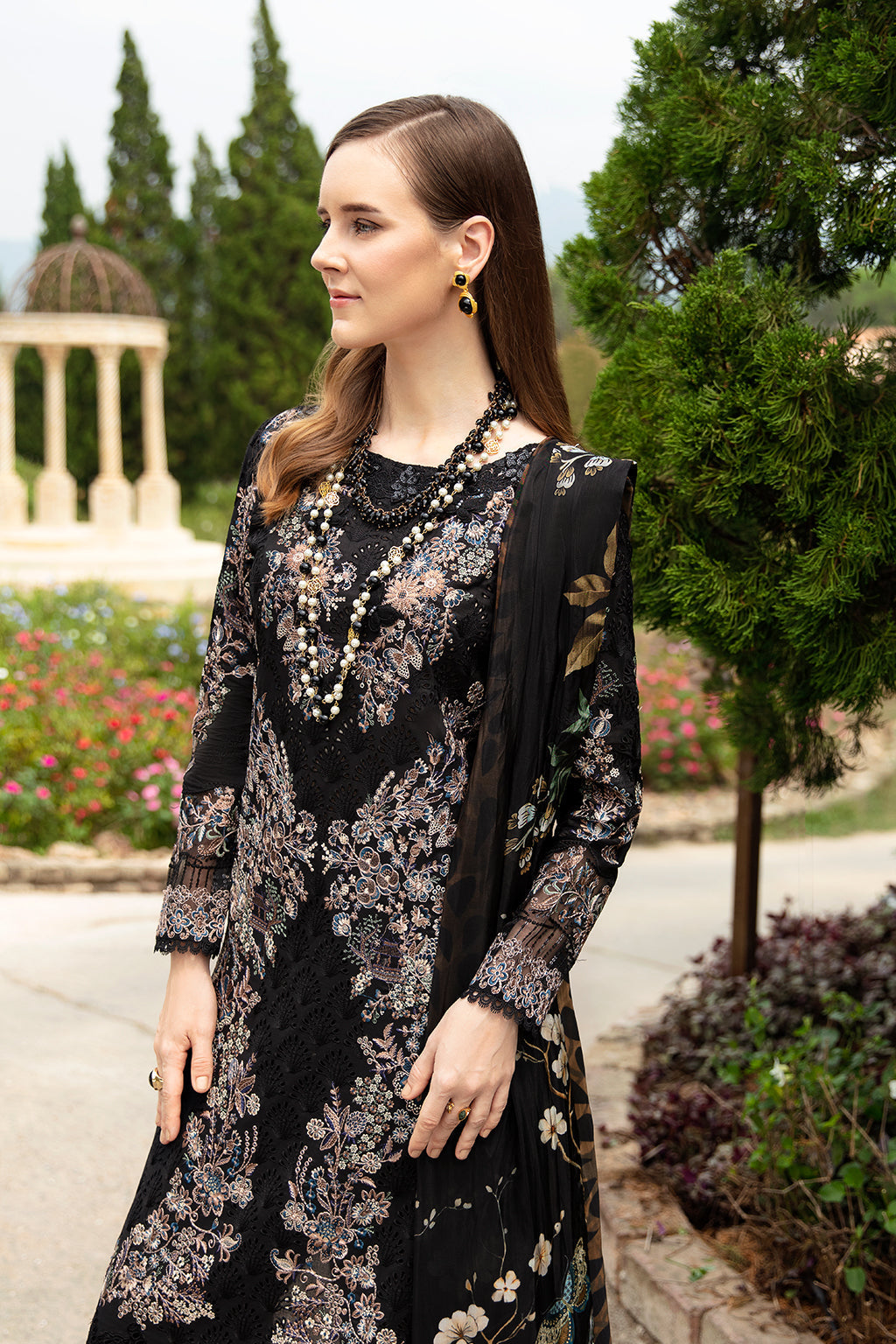 Magical forest-3PC LAWN EMBROIDERED SUIT-Z-801