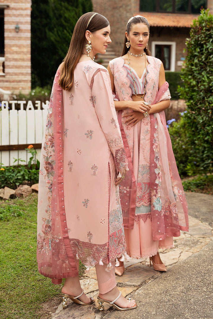 RADIANT PINK-3PC LAWN EMBROIDERED SUIT-Z-810